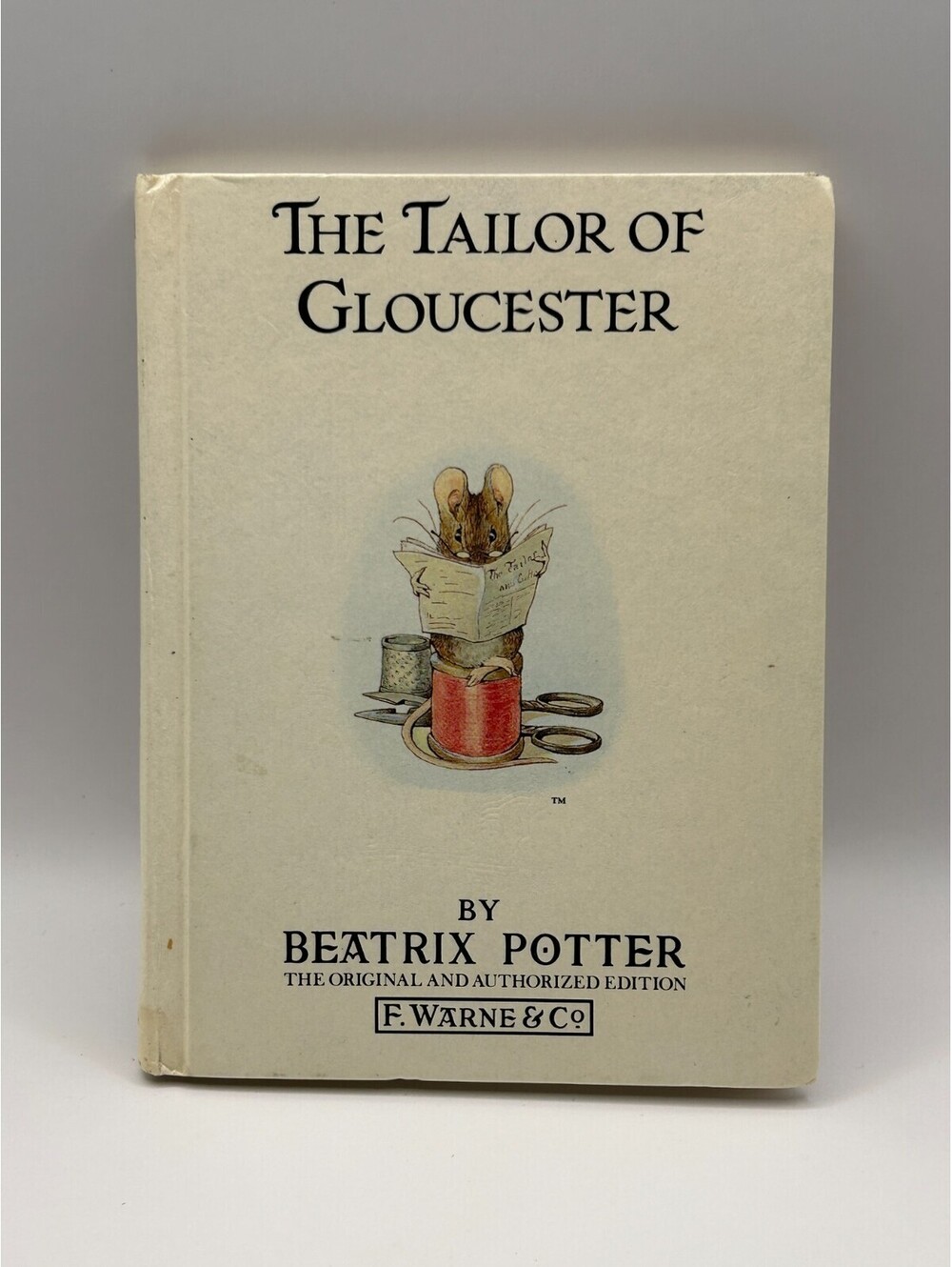 Beatrix Potter The Tailor of Gloucester Hardcover F Warne Original Edition 1987